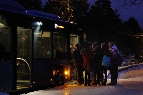 Det er dyrt for studenter å bruke kollektivtransporten i Kristiansand.(Foto: Cecilia Breivold)