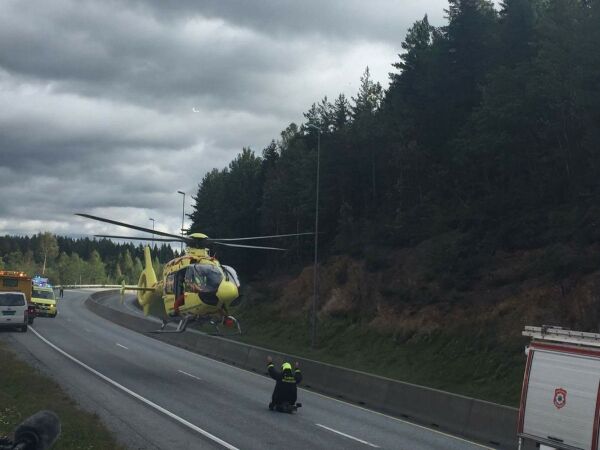 ØVELSE: Tre personer alvorlig skadde