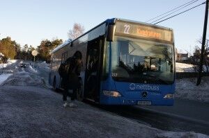 Andel bussreisende i Kristiansandregionen har økt med 2,8 prosent siden 2009. Foto: Patrick Engelberg