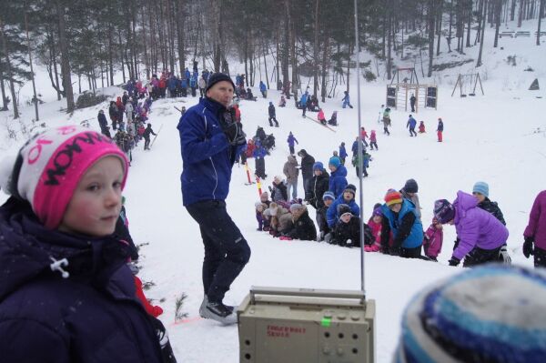 Fagerholt skole arrangerte hoppkonkurranse