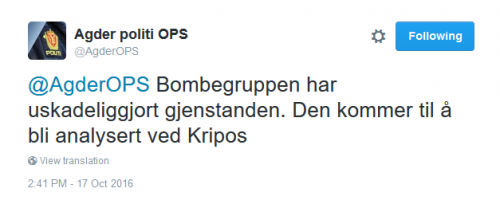 Pågrepet med ustabile eksplosiver