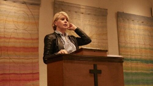 Kristin Raaum holder foredrag om kirkens fremtid i Bragernes menighet mandag 27.november. Foto: Veslemøy Prøis