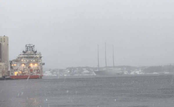 Yacht i vinterland