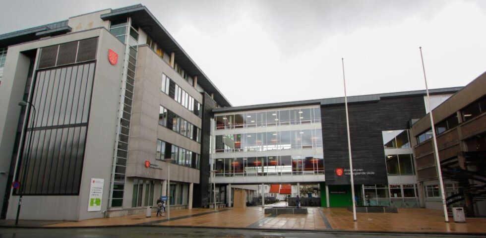 Kvadraturen videregående skole i Kristiansand.
 Foto: Hentet fra Kvadraturen videregående skole