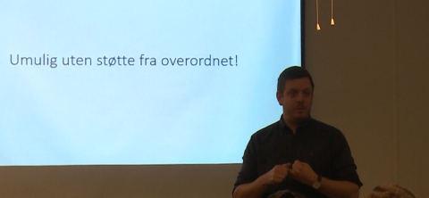 INSPIRATOR: Aslak Andersen holdt også et foredrag. Foto: Sørnett