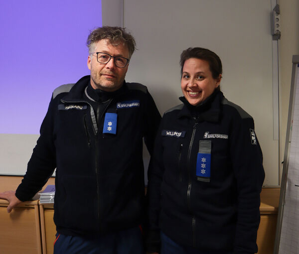 Yvonne Willumsen, avdelingsleder og Esben Røisland, nestleder
 Foto: Tuva Hermine Matthiesen