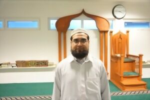 Imam og styreleder i Muslimsk Union i Agder Akmal Ali. Foto: Celina Vaage Mølstre