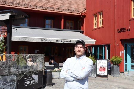 Dagfinn With Iversen, daglig leder av restaurantene Rett i Garnet og Enok. Foto: Charlotte Opsahl Mathiesen
