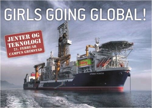 Stor interesse: Det kommer flere hundre jenter til Campus Grimstad hvert år. Foto: Girls Going Global