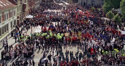 17. mai i Kristiansand. Foto: Trygve E. Tønnesen