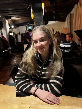 Ada Paulsen Molven tror pre-vors kommer av drikkepress.
 Foto: Privat