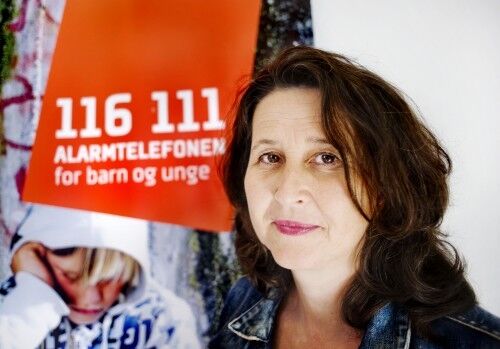 Monica Brunner, leder for barnevernet i Kristisand og alarmtelfonen for barn og unge. Foto: Kristin Ellefsen.