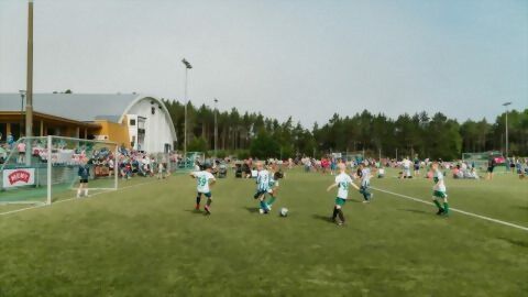 Idrettsglede hos barna i Sør Cup. (Foto: Daniel Wootton).