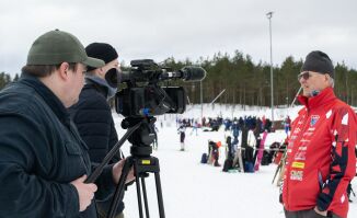 Journaliststudentene i action