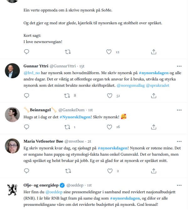 12. mai er nynorskens dag