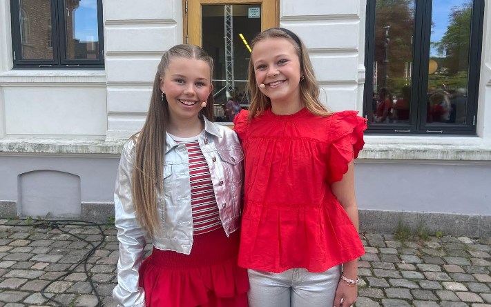Josefine Westgaard (13) og Tuva Kristiansen Iglebæk (13)
 Foto: Blerona Ademi