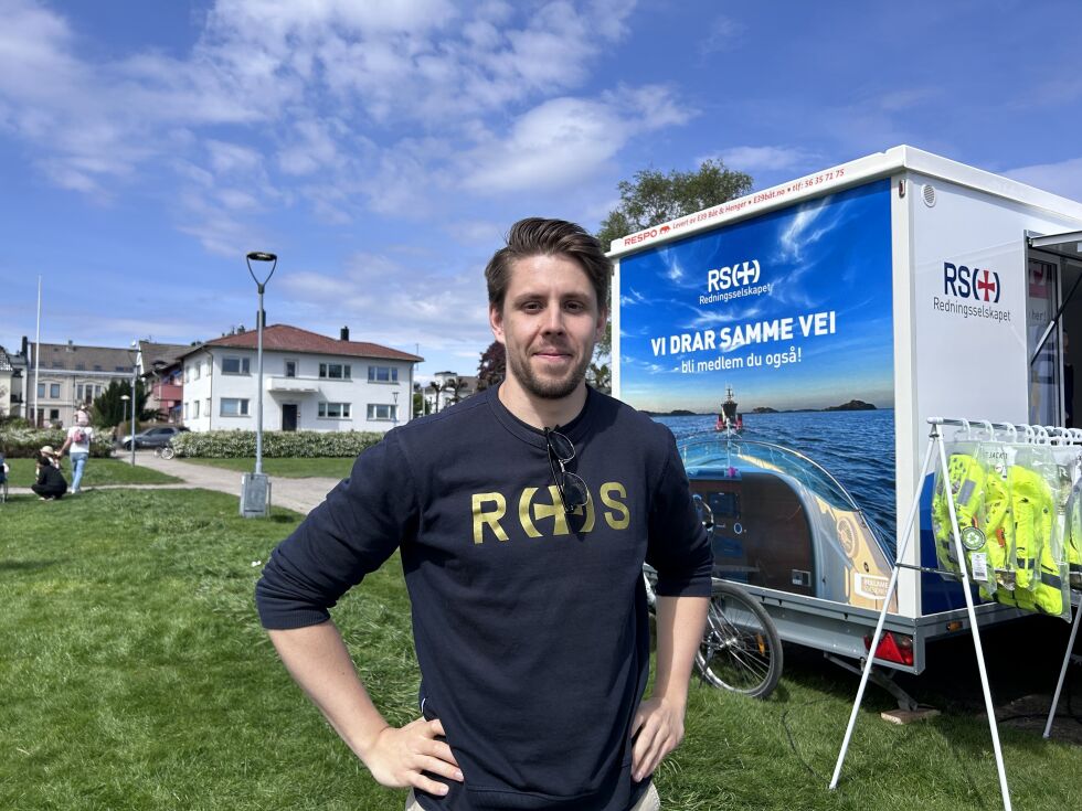 Ludvik Jarlestrand er teamkoordinator i Redningsselskapet.
 Foto: Anastacia Ortega Sørum