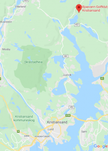 Bjaavann Golfklubb, som ligger utenfor Kristiansand er en av få golfklubber på Agder som har 18-hullsbane.Foto: Google Maps