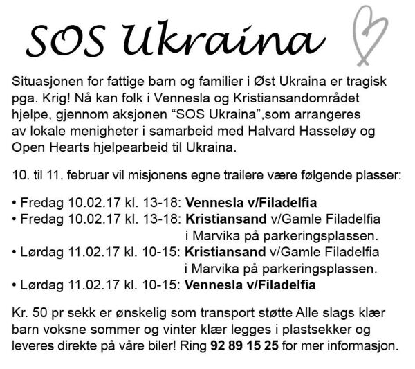 Open Heart til Kristiansand