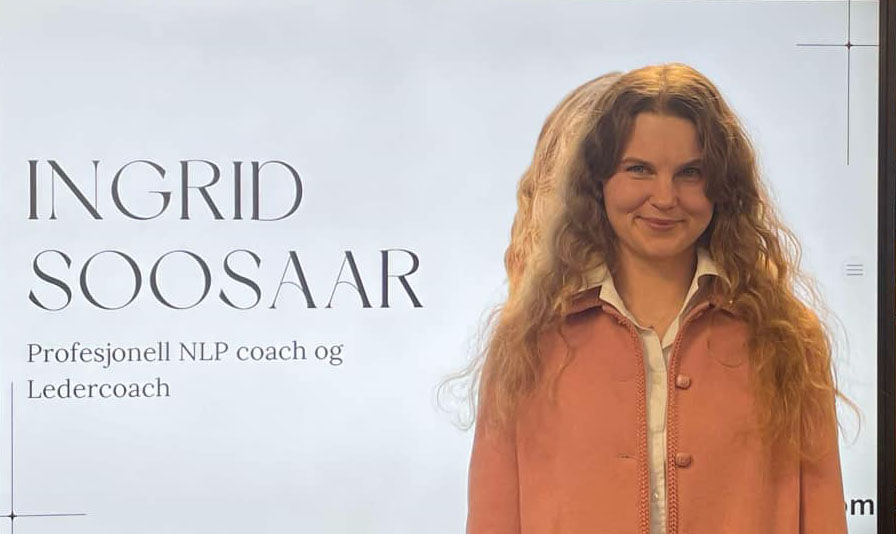 Coach Ingrid Soosaar som hadde foredraget på Kvinnehelsehuset
 Foto: Augusta Halstensen