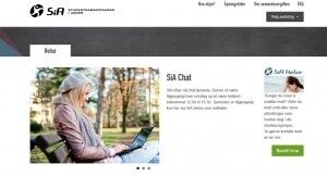 Chattetjenesten er et av tilbudene SiA har for de som sliter litt i hverdagen. Foto: SiA.no/helse.
