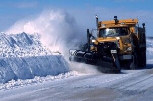 I morgen er det verste snøværet over. Foto: wikimedia