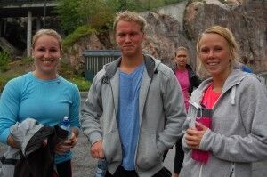 Kirlin Bodin (23), Renate Søllesvik Friden (24) og Marius Dale (23). Foto: Silje Halvorsen