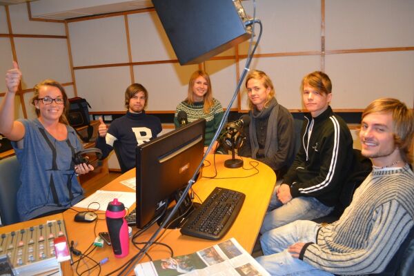 Rockestemning i studio