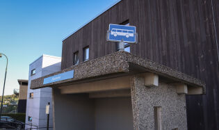 Eidshaven busstopp.
 Foto: Thea Solum