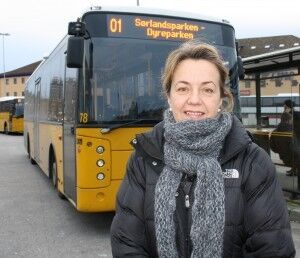Administrerende direktør i Agder Kollektivtrafikk AS, Siv E. Wiken, trenger 12 millioner ekstra for å opprettholde dagens busstilbud i Kristiansand. FOTO: Thor Olav Ahnger