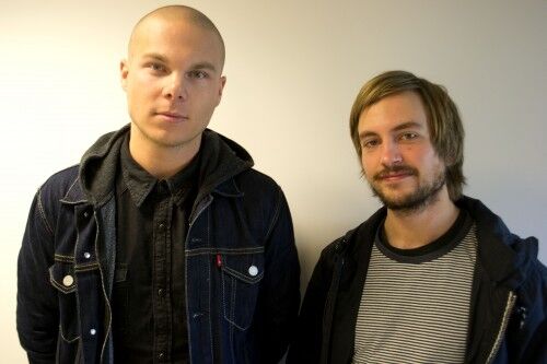 Rendezvous Point: Her ser du to av bandets medlemmer; Geirmund Hansen (t.v) og Petter Hallaråker (t.h). Foto: William L. Kirkevold