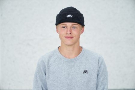 Petter Brunvatne fra landslaget i skateboard (Foto: Matias Fosso Kristiansen)