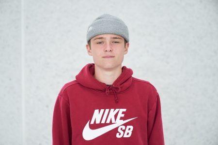 Jonas Carlsson fra landslaget i skateboard (Foto: Matias Fosso Kristiansen)