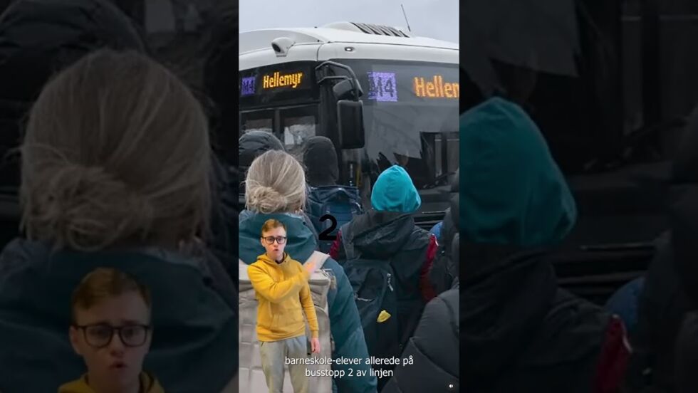 M2 bussen fylles opp