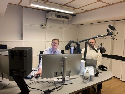 Programleder, Jonas Bucher &amp; Bulleteng, Bendik Lorentzen. Foto: Kristine Hjelle Aambø