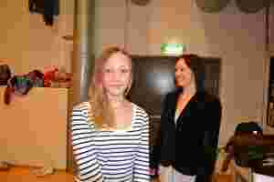 Håper å lære hip-hop: Christine Dahlen og moren Elisabeth Dahlen. Foto: Lina Trondskog
