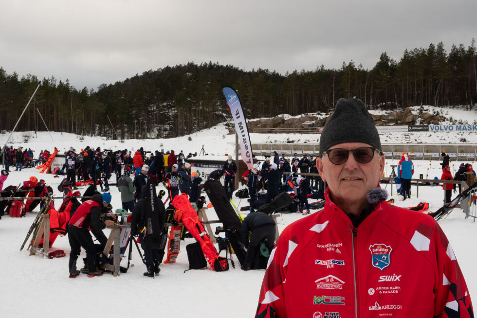 Magne Birkenes forteller at de fikk tildelt Hovedlandsrennet for halvannet år siden.
 Foto: Oddvin Ødegård Wiklund