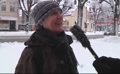 - Ønsker snøen velkommen