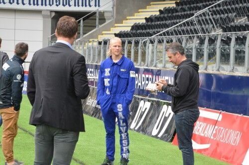 Ikke mye tid til feiring for russen Lars-Jørgen Salvesen