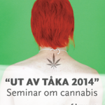 Dette er plakaten til "Ut av tåka 2014"- seminaret. Grafisk design: Anna Lund