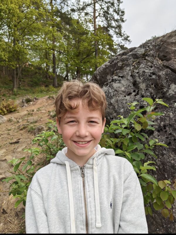 Thor August Irula (11) synes Arne pratet på spennende måte
 Foto: Stian Svanes Kristiansen