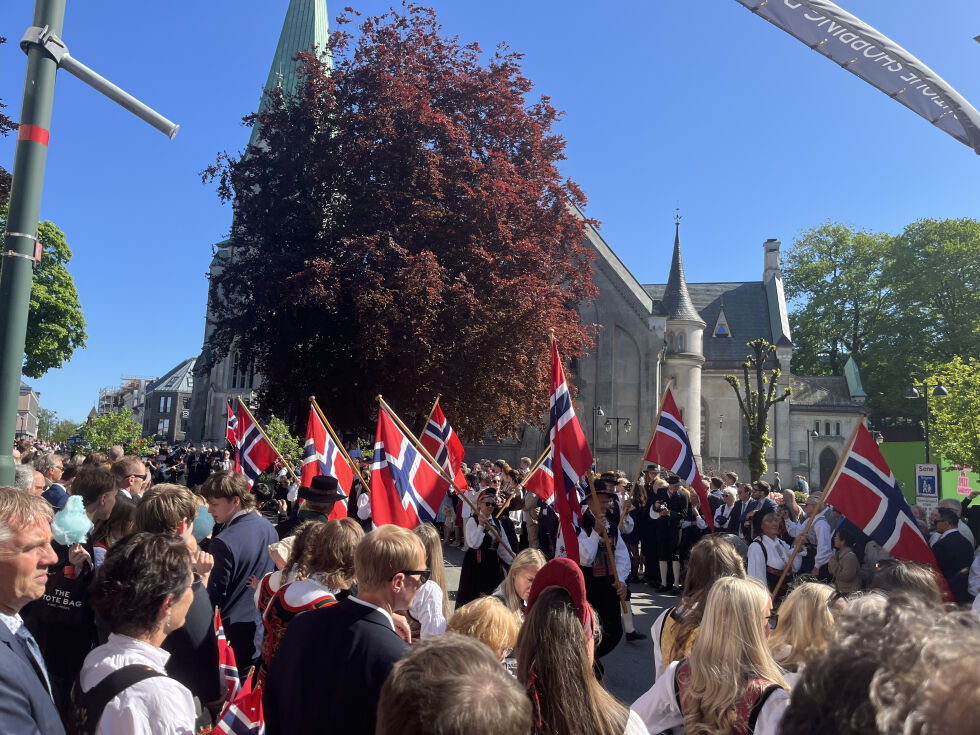 Fremst i borgertoget
 Foto: Martin Sæle