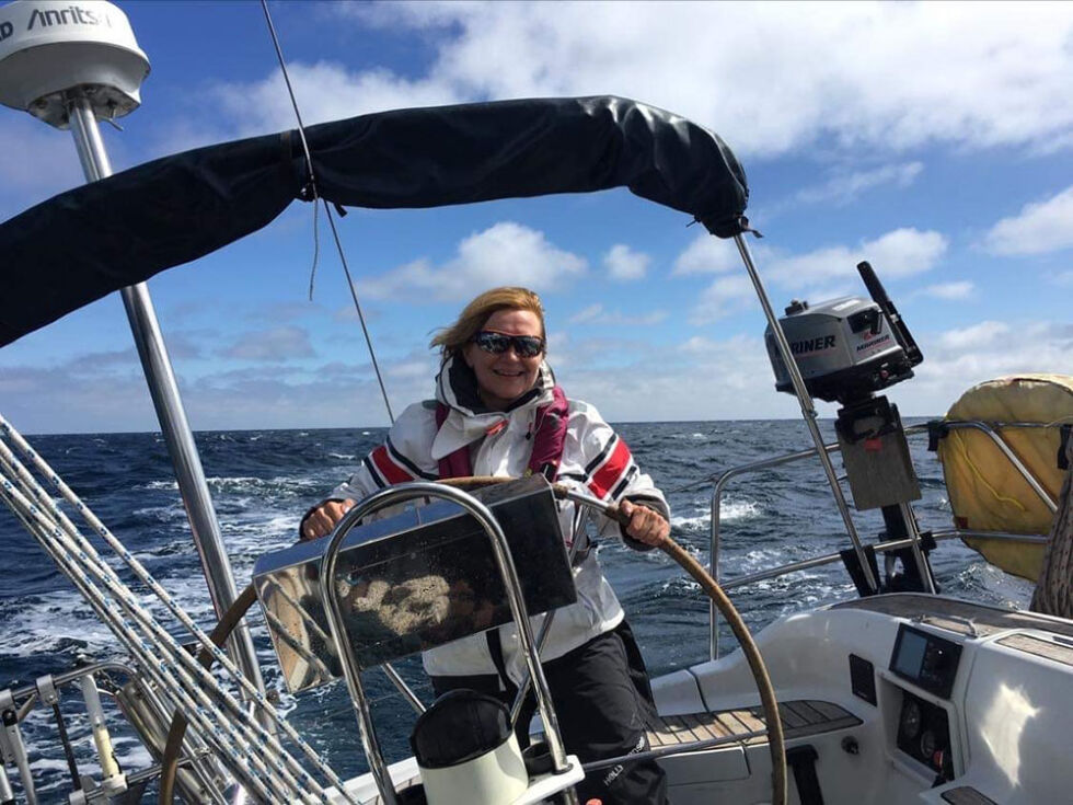 Elisabeth Lund-Andersen mener redningsskøyta gjør det tryggere for alle å ferdes på sjøen.
 Foto: Privat.