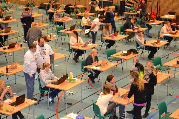 Fornøyde studenter