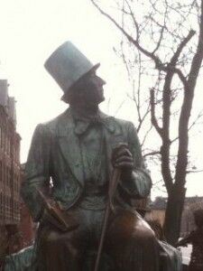 Statue av H.C. Andersen i København. Foto: Annika Tvervaag