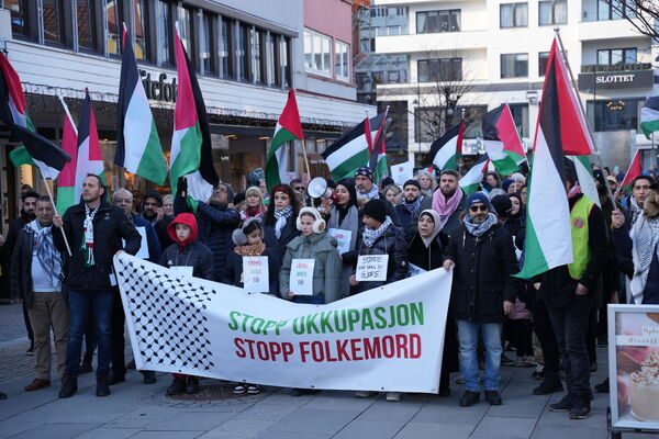 Kommende lørdag blir det en demonstrasjon for Palestina i Kristiansand.