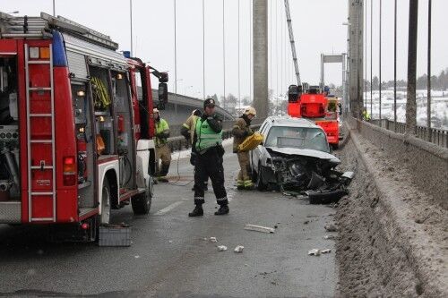 Høststormen i Kristiansand har medvirket til trafikkulykker