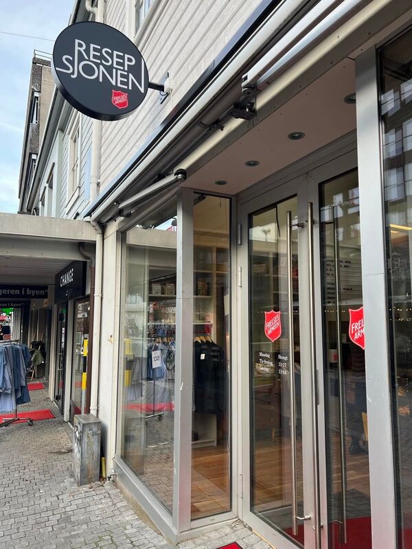 Slik går det med Frelsesarmeens kafe Resepsjonen