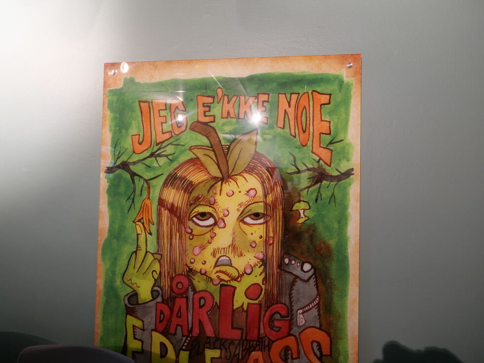 Plakat i fritidsklubben, Blokk 58
 Foto: Blerona Ademi