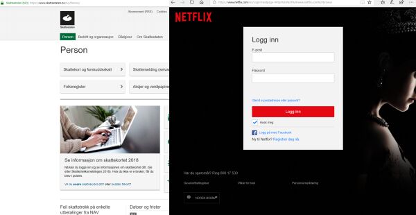 Kreative hackere bruker Netflix og Skatteetaten